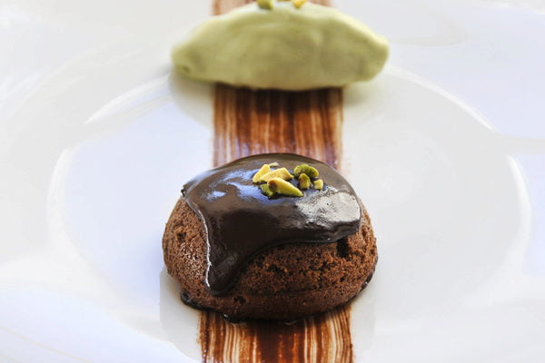 chateau bellevue restaurant dessert gers cazaubon