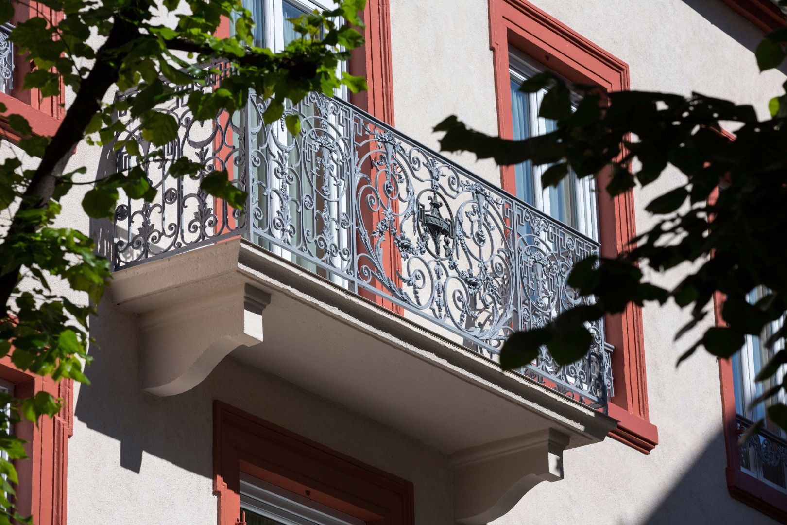 Ironwork balcony - Art Nouveau style