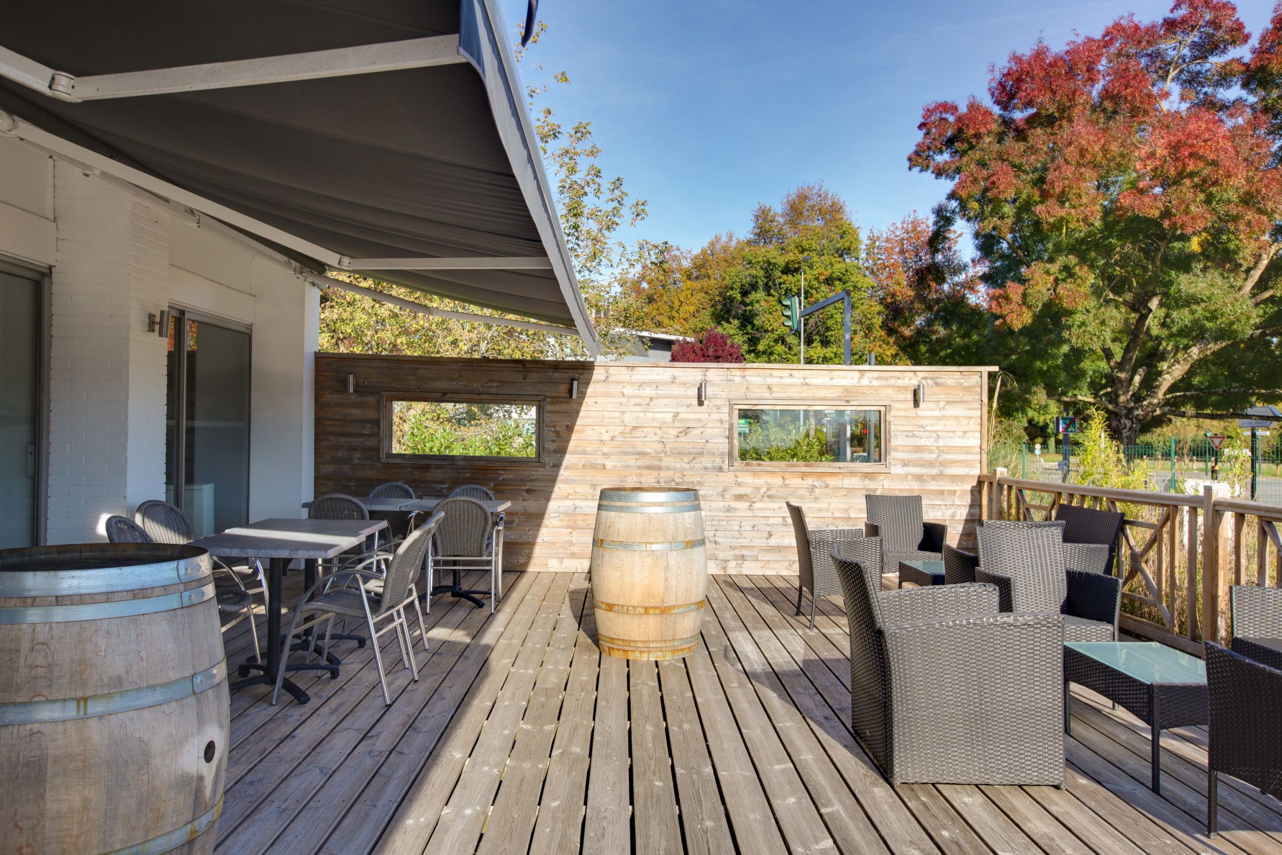 Terrasse couverte
